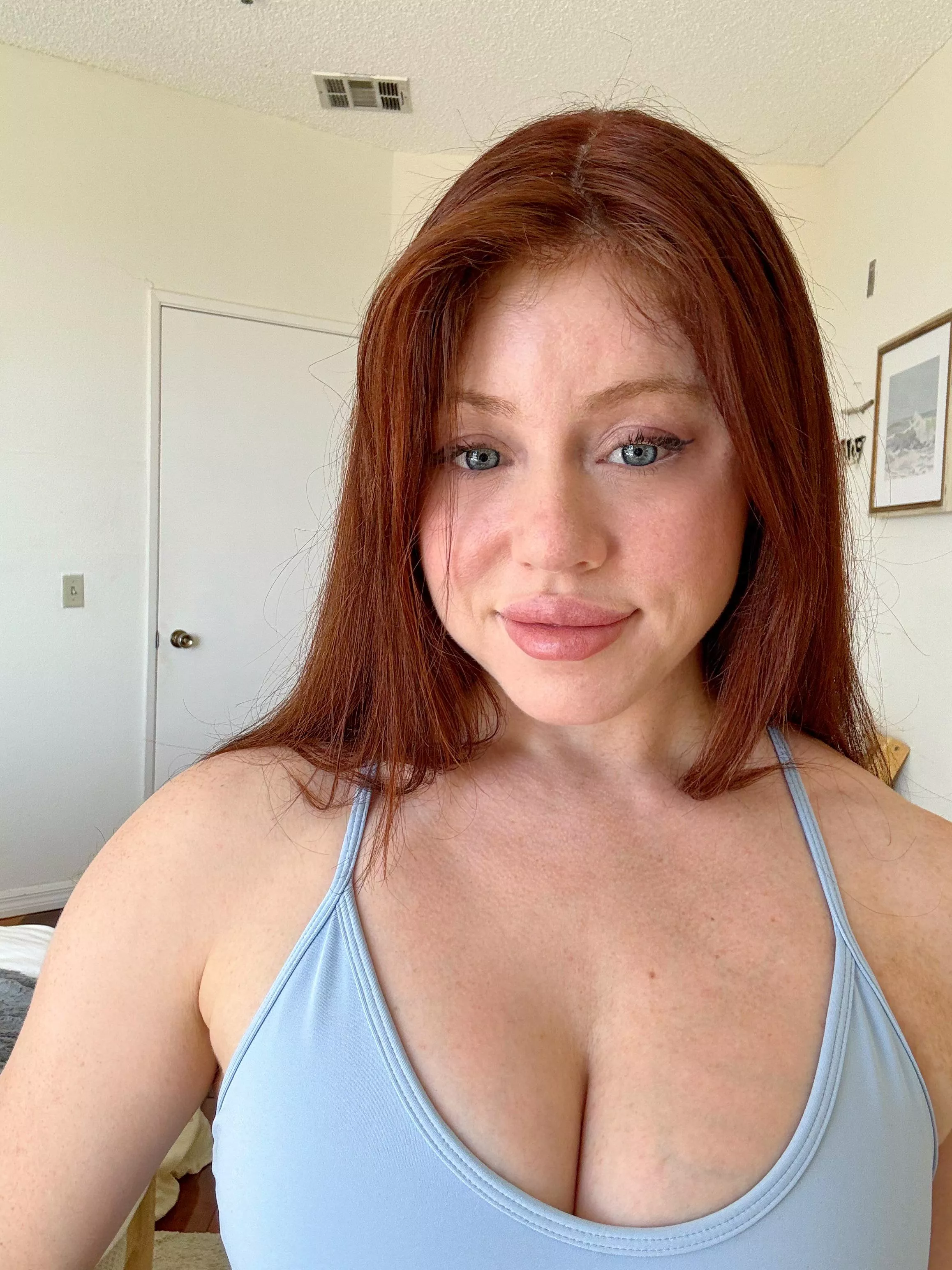 post workout happiness 🩵