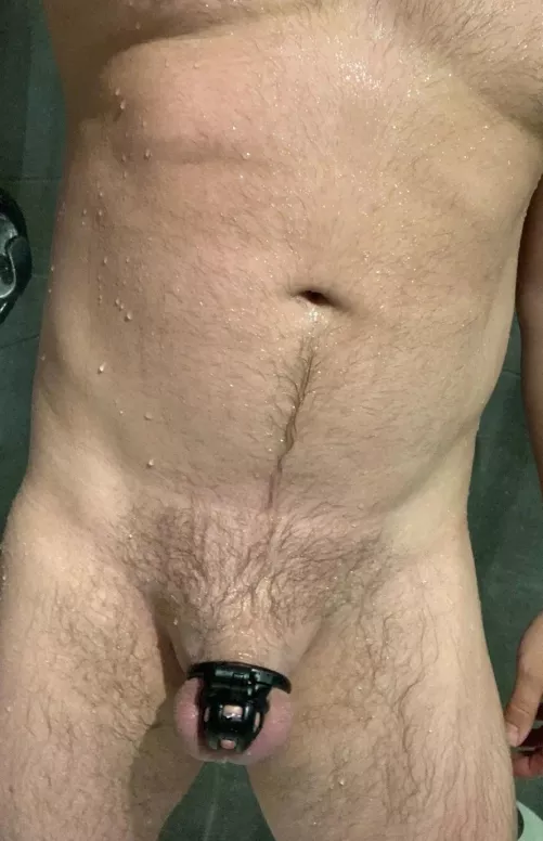 She said I have to stay locked until the end of Locktober because my dick is useless. 