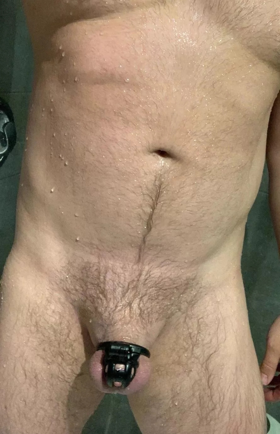 She said I have to stay locked until the end of Locktober because my dick is useless. 