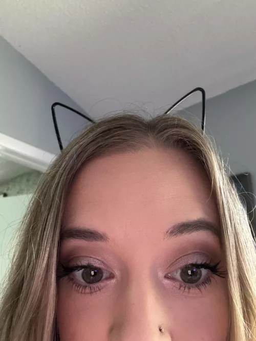 Close up with my cat ears :)