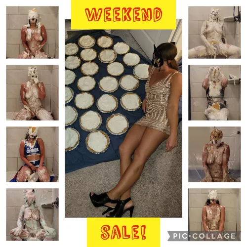 Cum watch me get covered in all sorts of mess and play with my toys! 😉