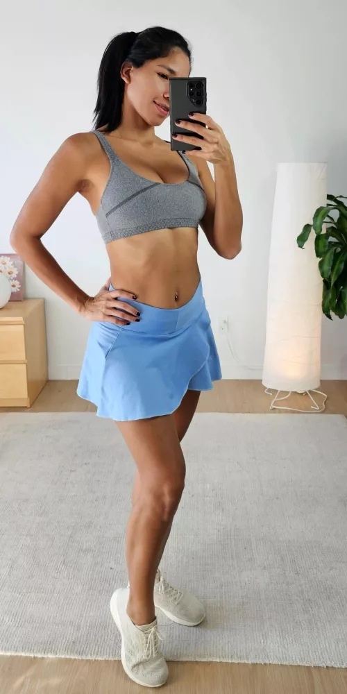 Perfect outfit for tennis