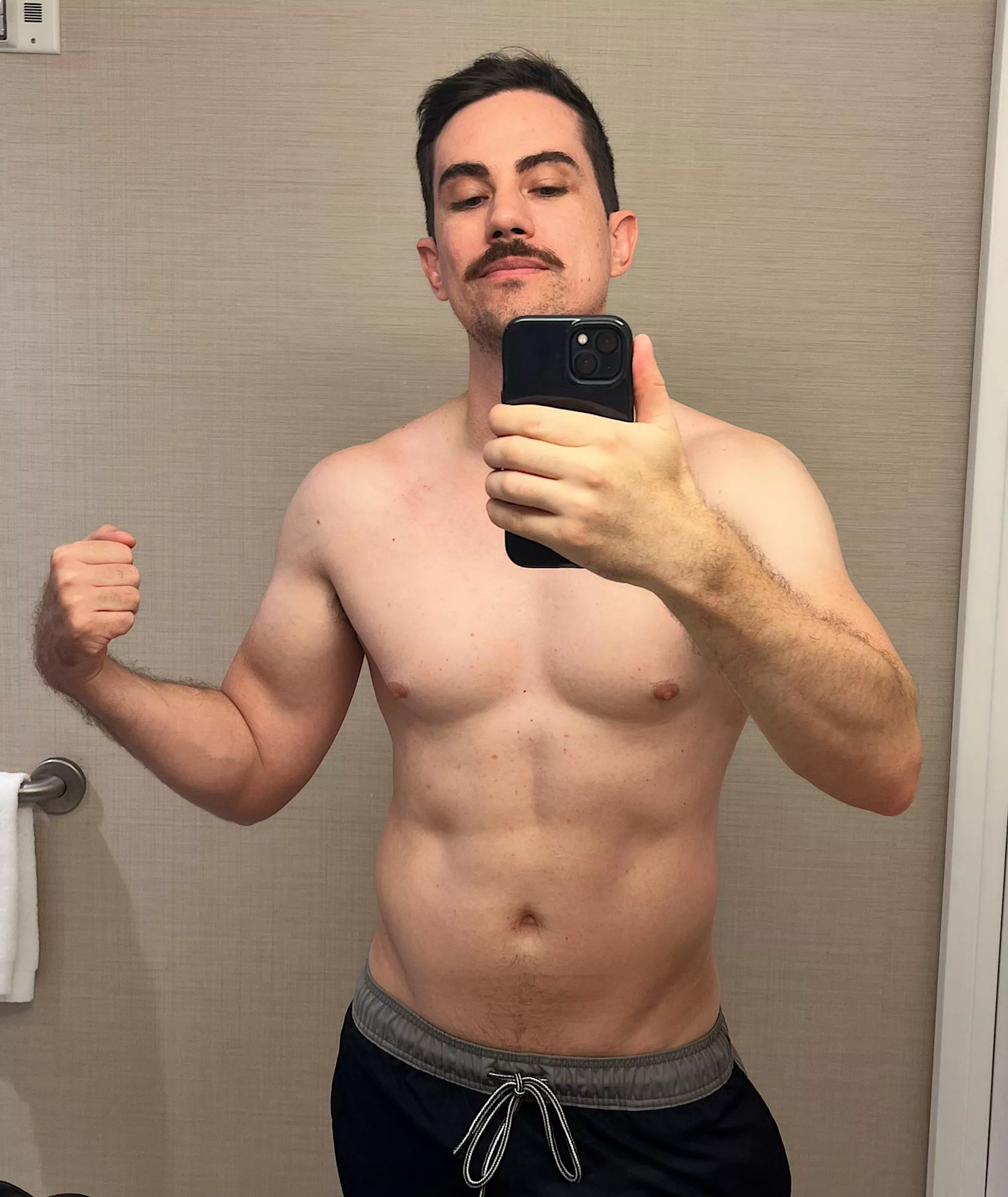 The lighting in this hotel room is super harsh but we can work with it  The lighting in this hotel room is super harsh but we can work with it