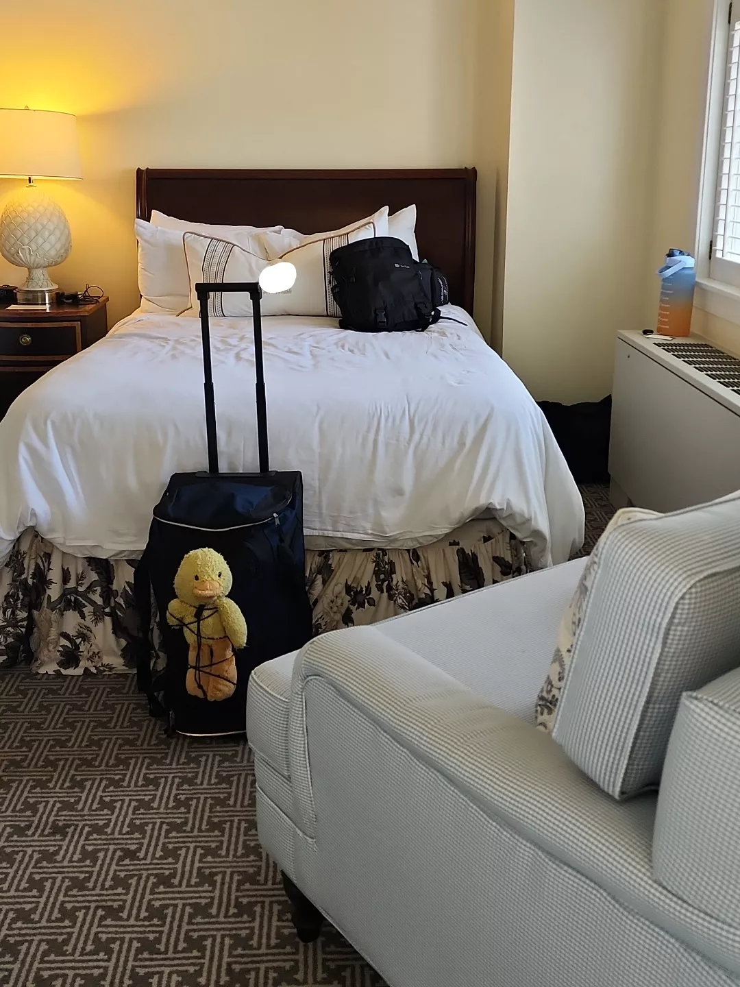 when your suitcase matches your lifestyle a little too well 👉👈