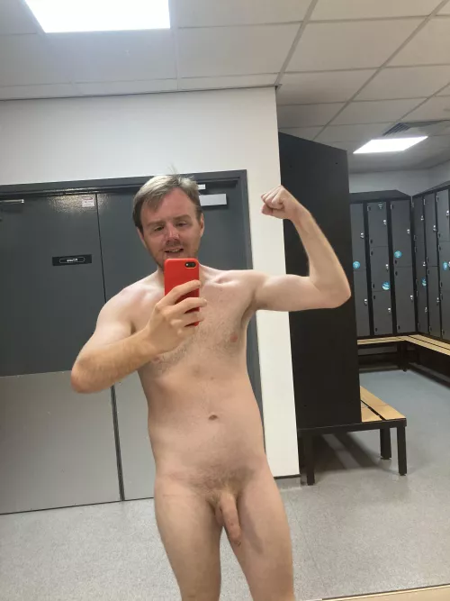 After gym  session naked as usual 