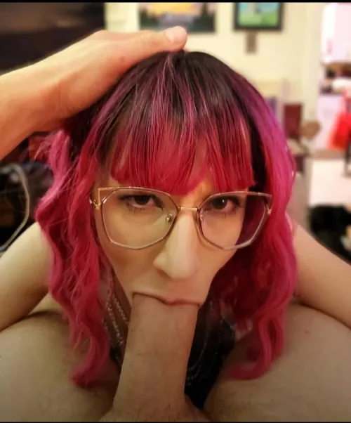 I got this fat cock jammed my mouth