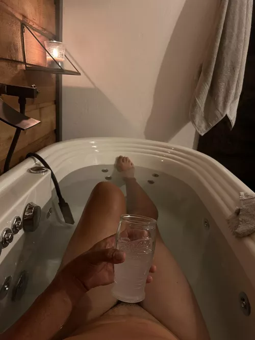 Margaritas and bath time, perfect end to a Saturday 