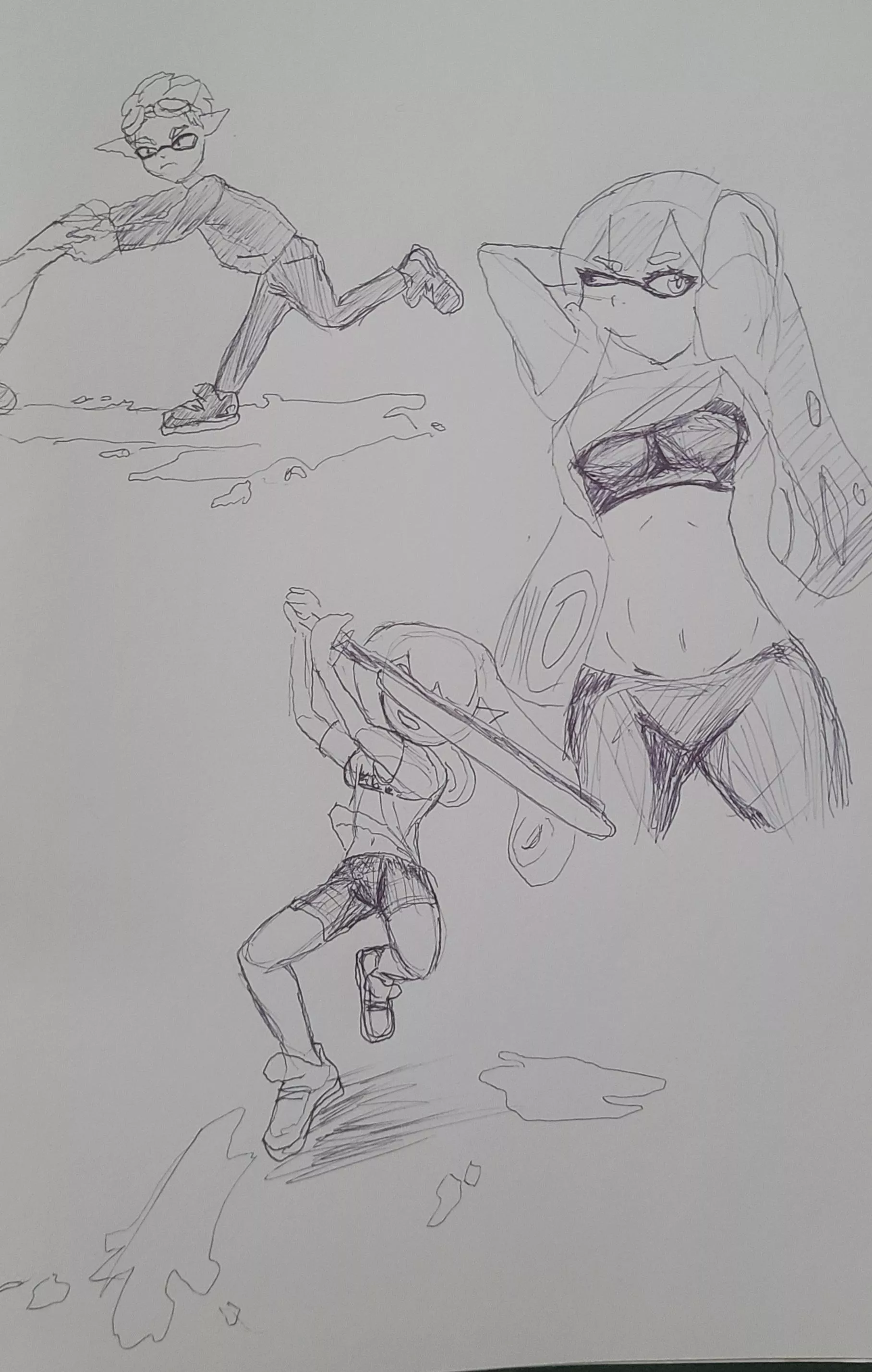 Pen sketches (me)