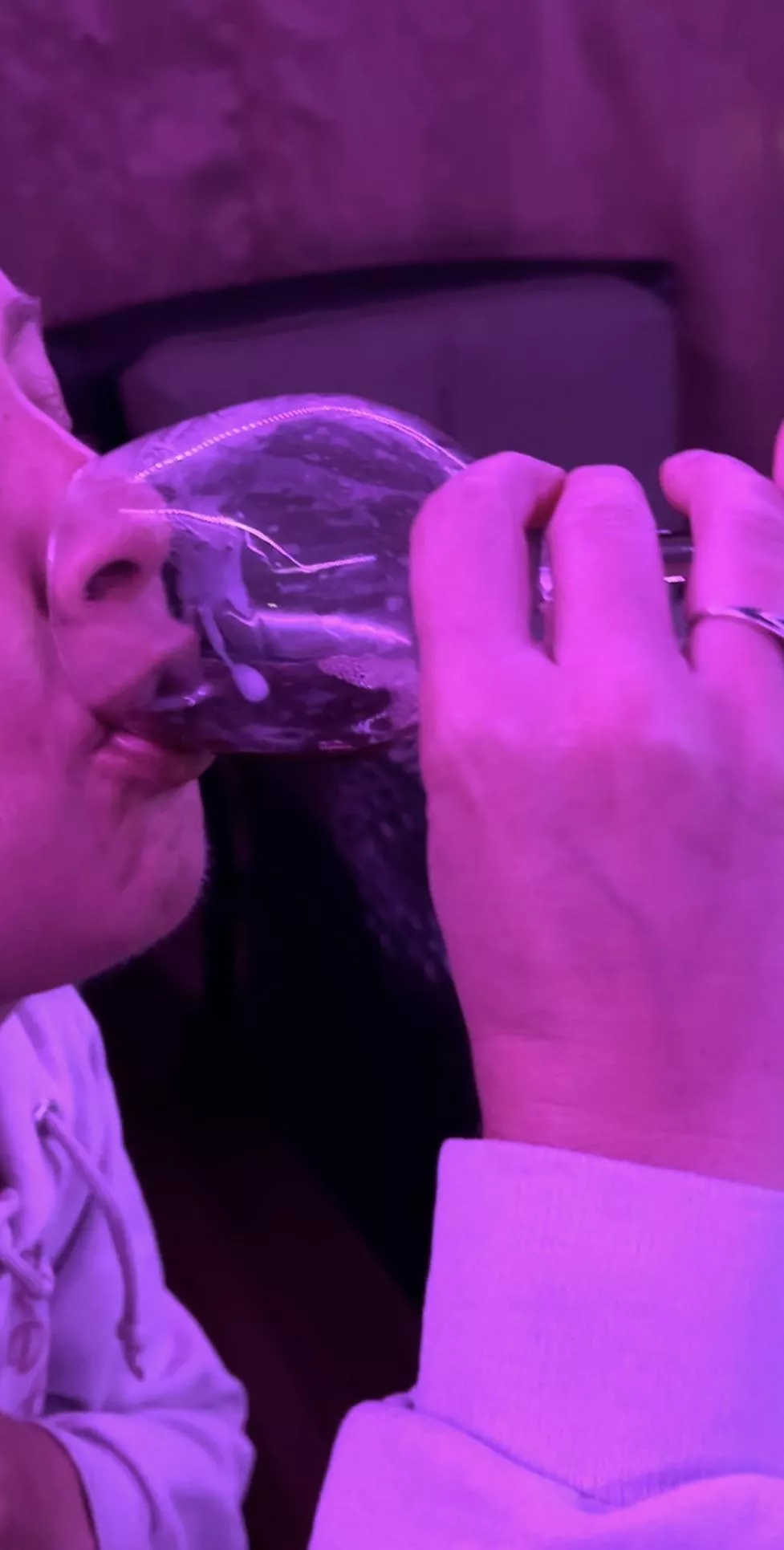 That’s frozen cum in my glass