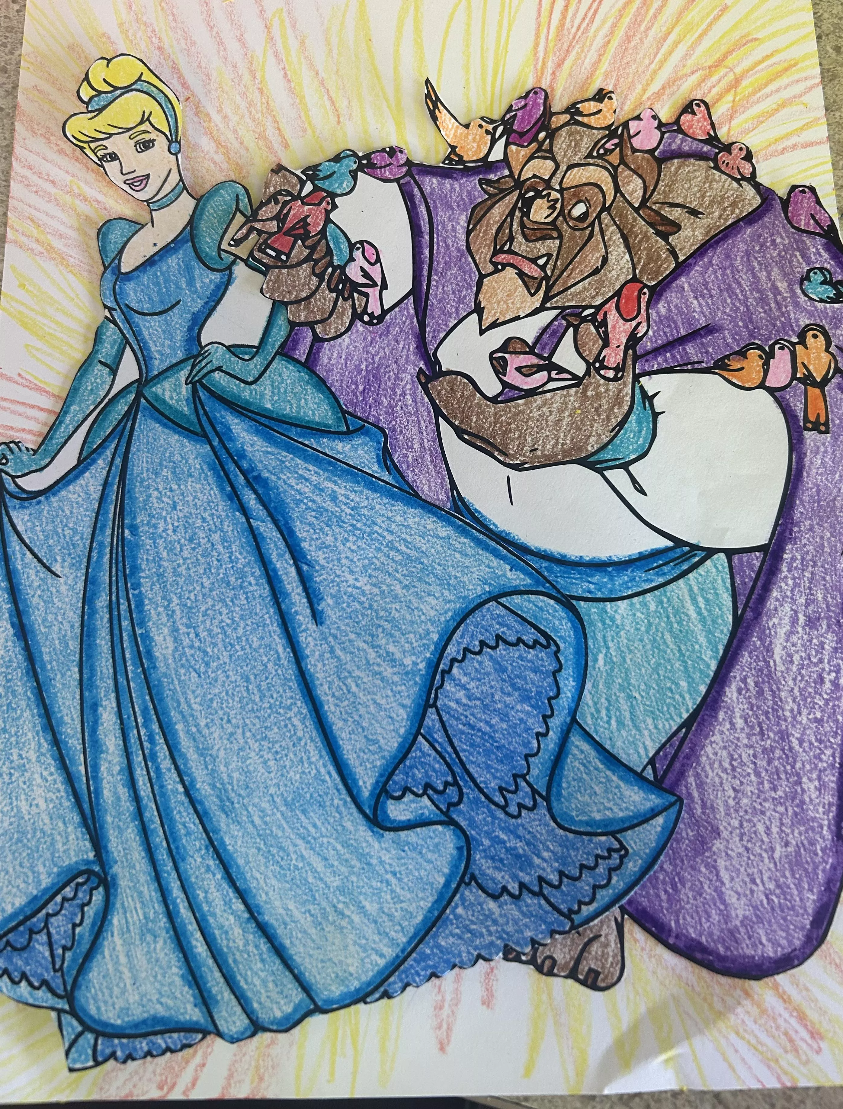 Colored daddy a picture 💕