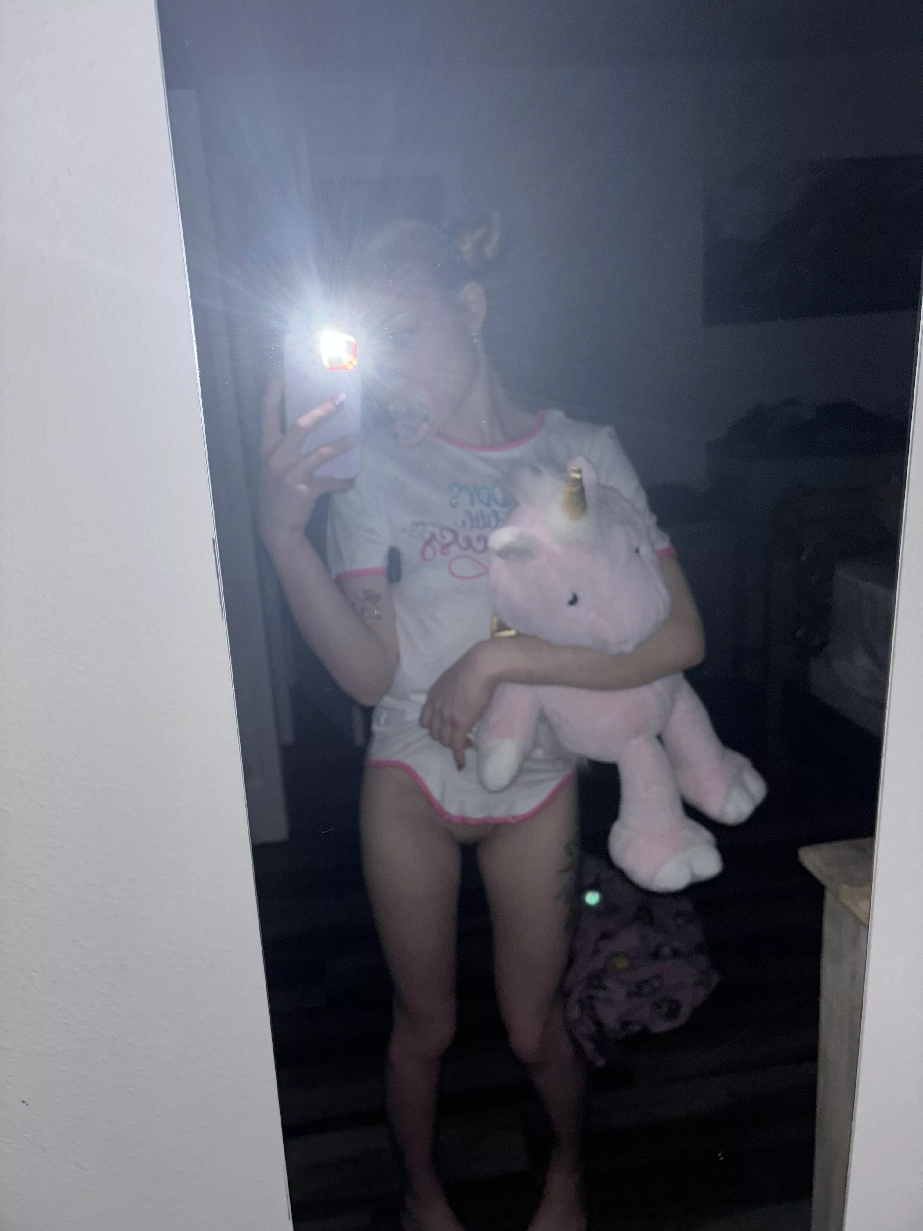 Daddy got me a new stuffy for being such a good girl the other day! i think i like it when he touches me…should i?