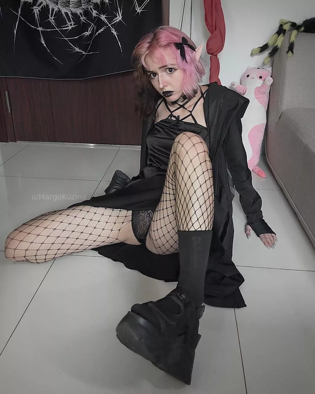 I can't understand why fishnets are sold with a hole between the legs.....