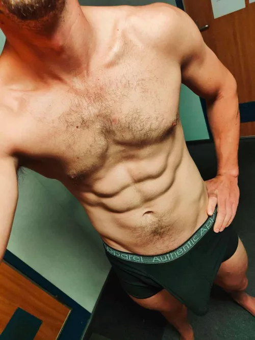 I think the V us trying to point at something...