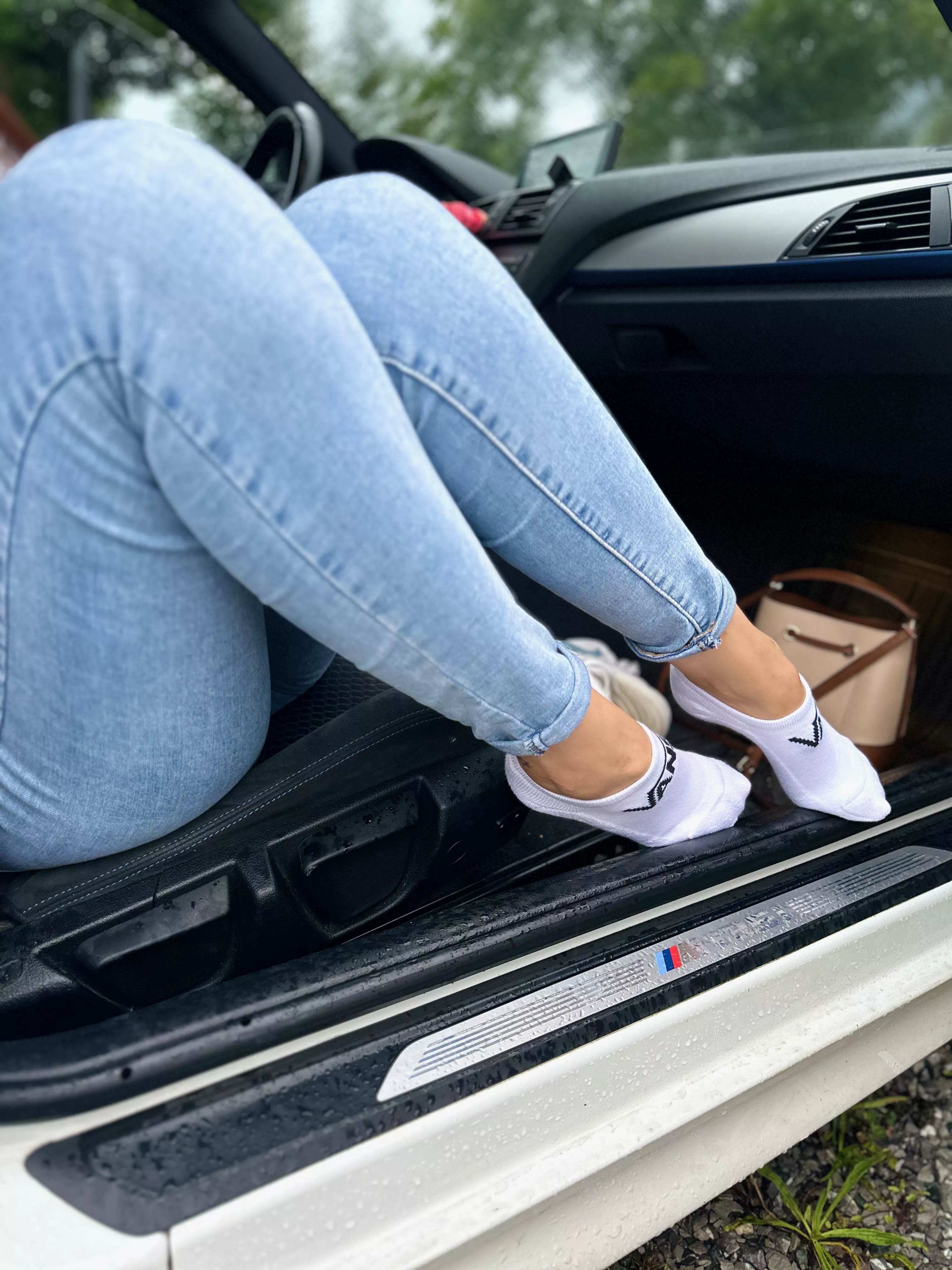 It's socks time baby. Whos in for a ride? Hihi. Socks or the M135i?