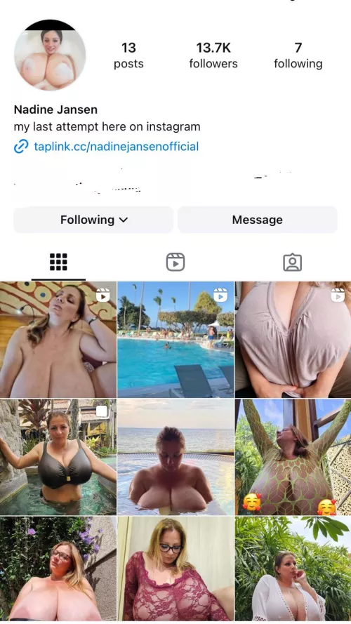 Protect her IG at all costs! Let’s get her back to 500K