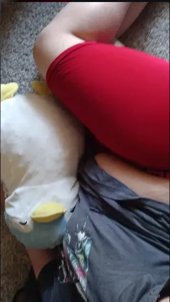 relaxing with my stuffy