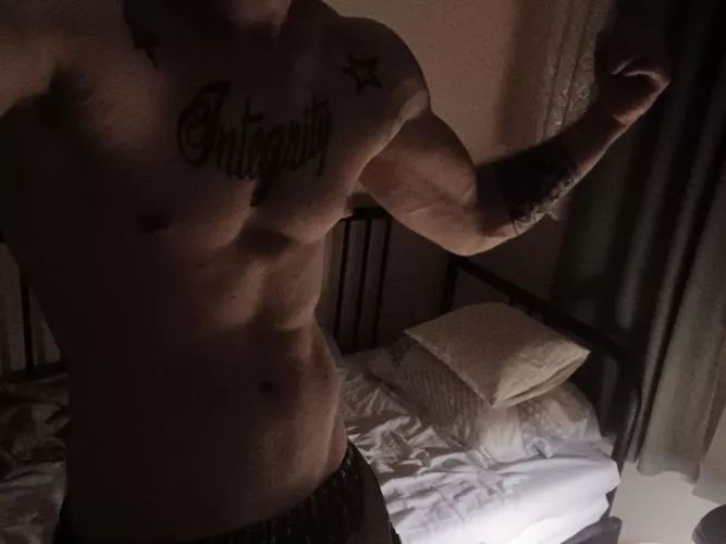 Your legs should be on my shoulders, don't they?😏😈