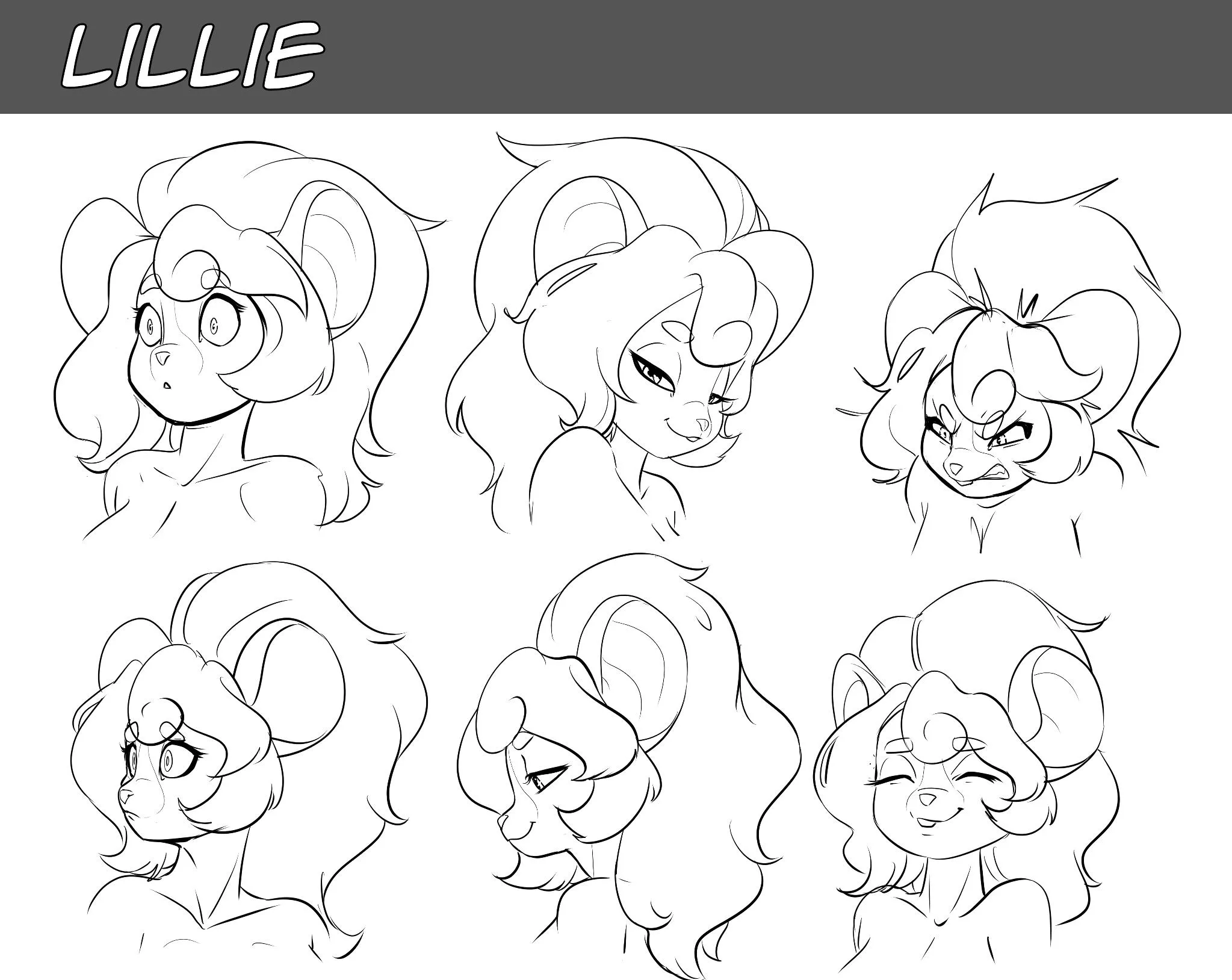 Expressions Sheet Commission [art by me]