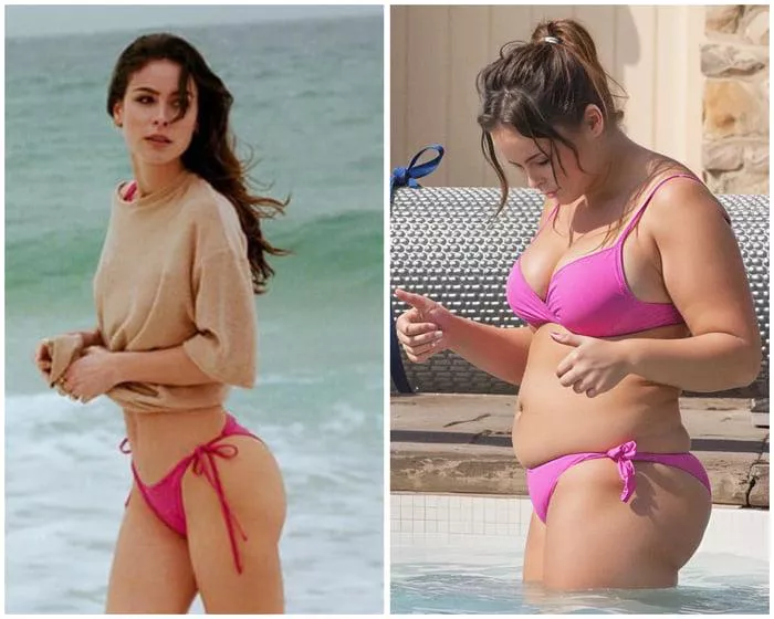 From skinny bikini girl to BBW