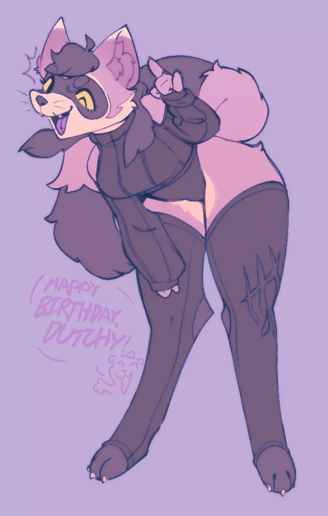 full time job + art block, here's a recent flat color drawing I've done tho! (art by me)