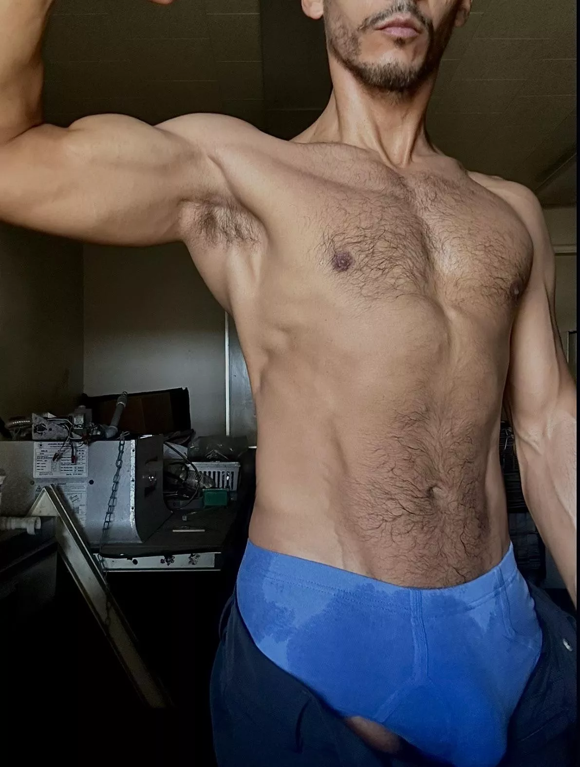 sweaty and musky as fuck 