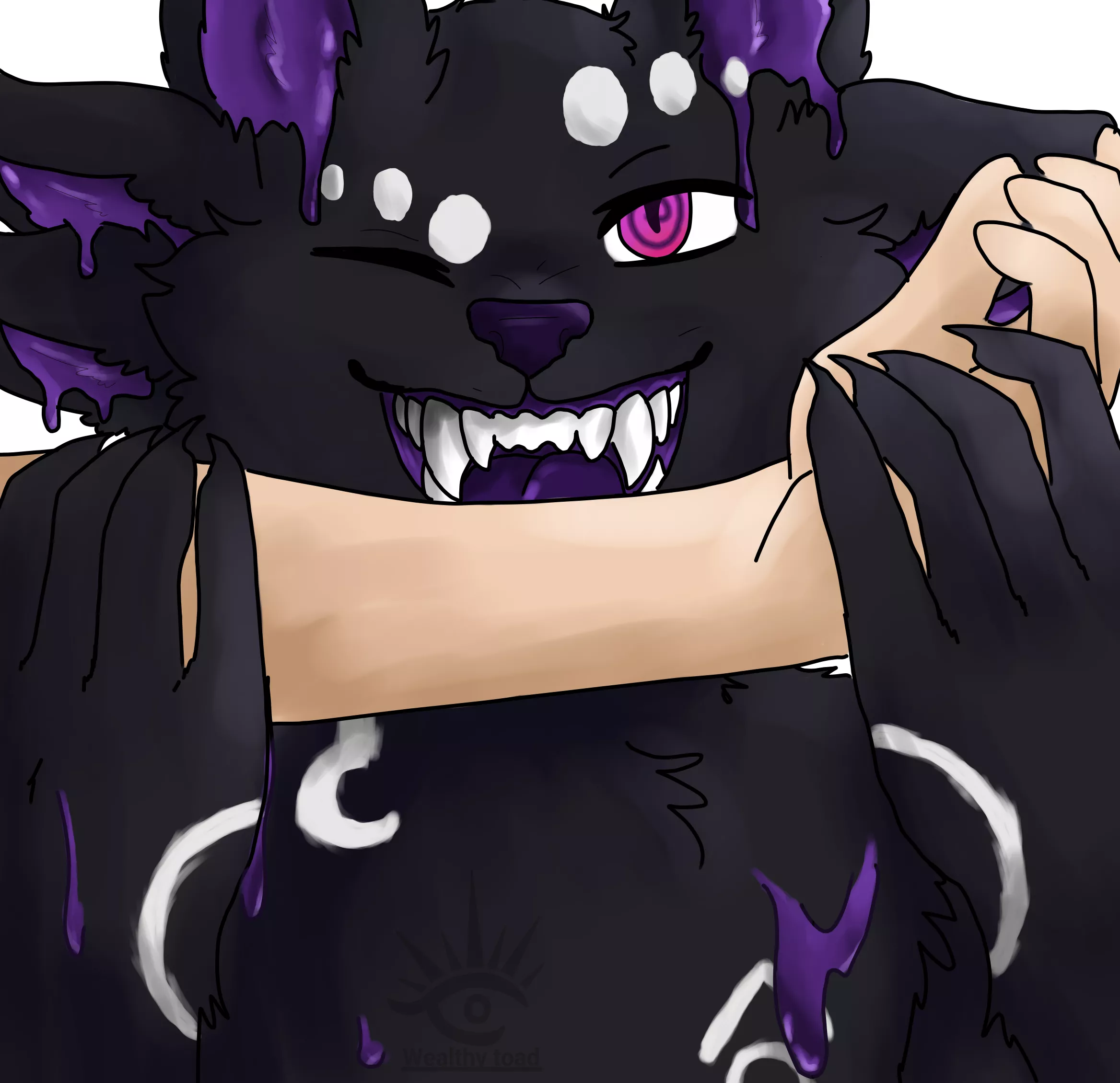 It wasn't my intention when I started to make him kind of hot...