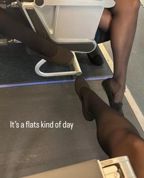 It’s a flats kind of day