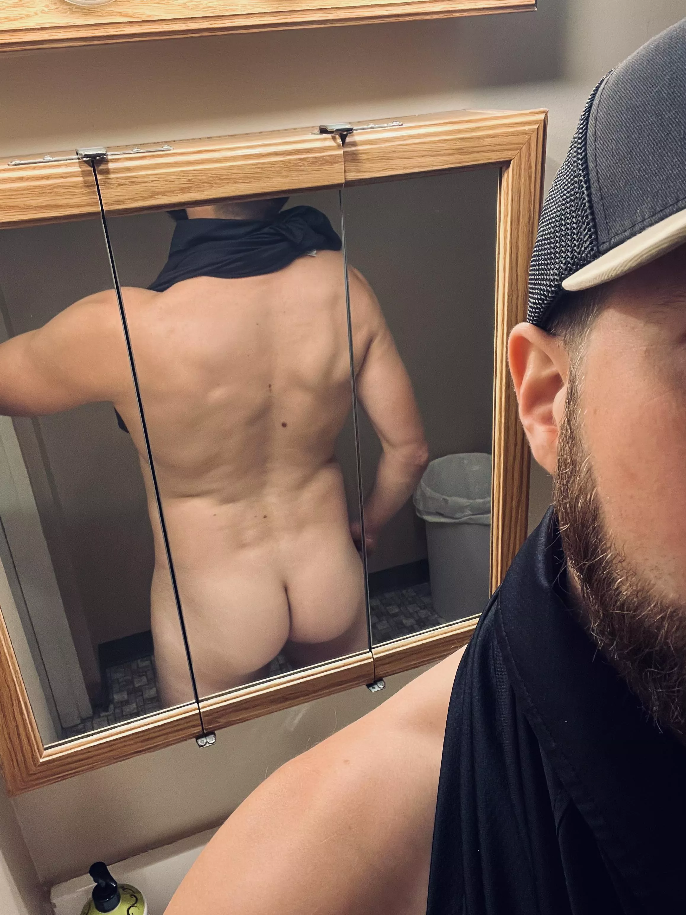I’ve been working on my backside. Does it show?