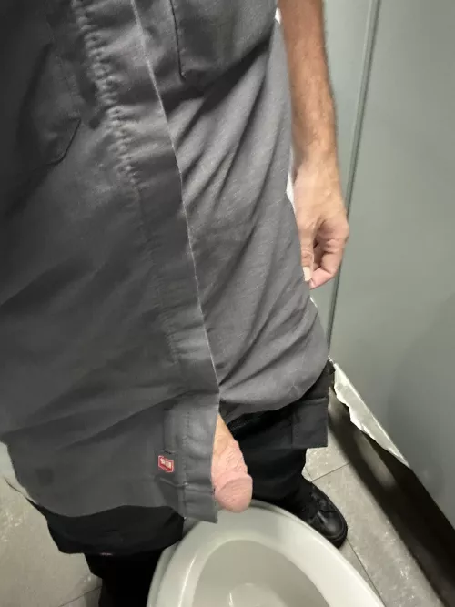 Join me in the work bathroom?