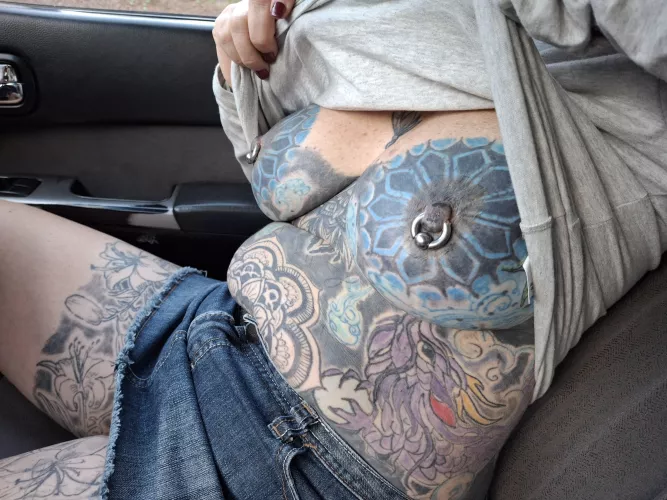 Just a flash on the drive to work.