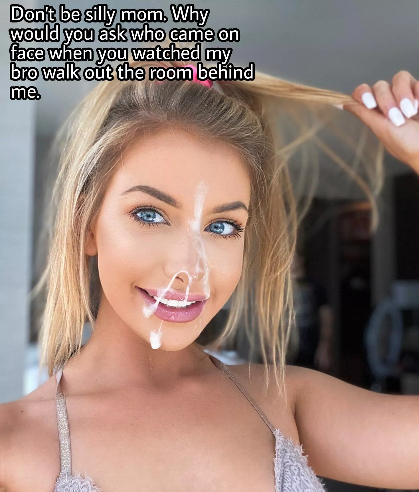 Slowly opening mom up to the idea of getting a facial with her daughter. 