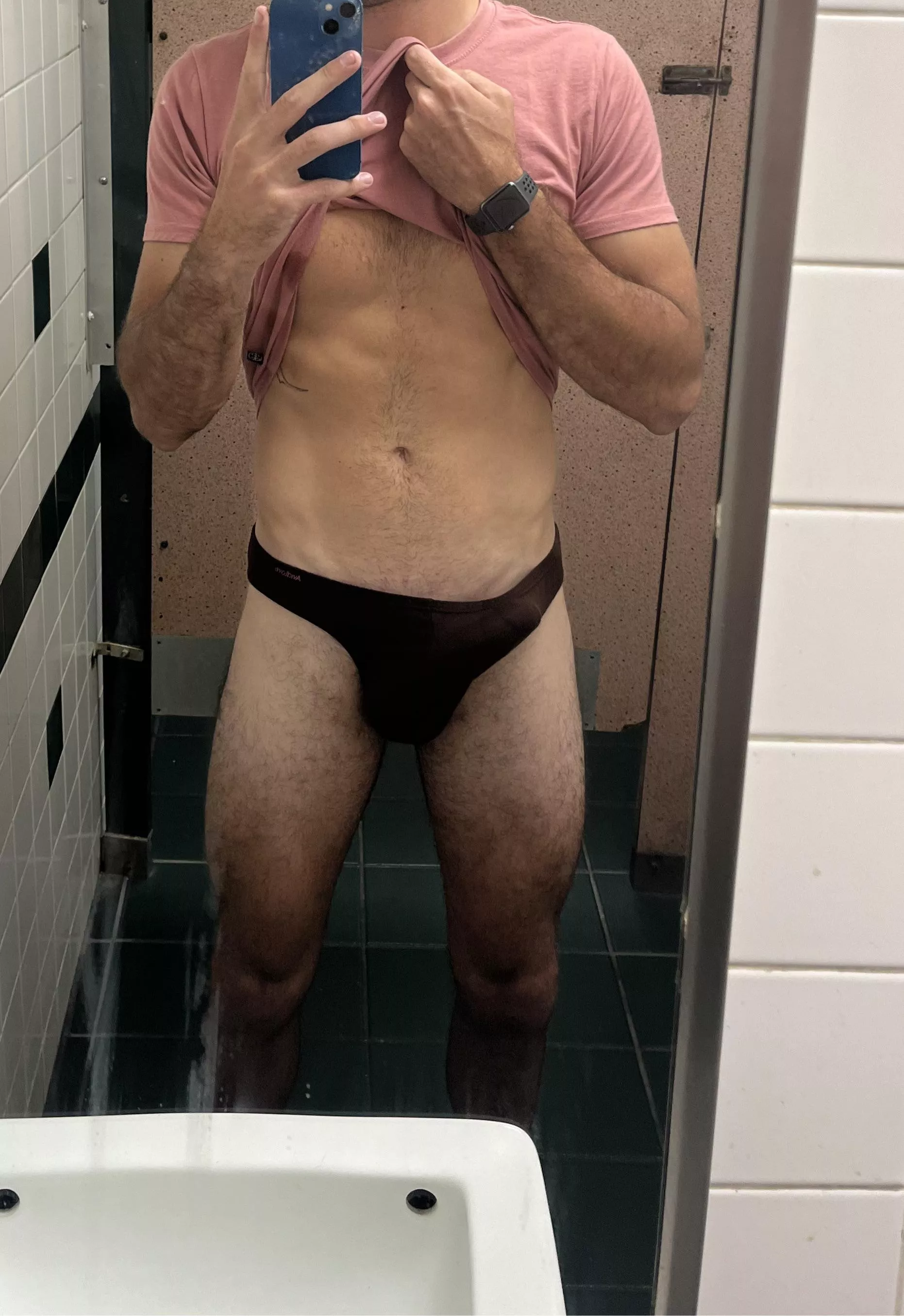 Who wishes they caught me like this in the stall? [24]