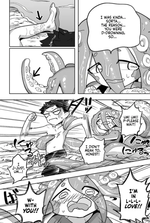 Will you run or stay with a Tentacles girl !