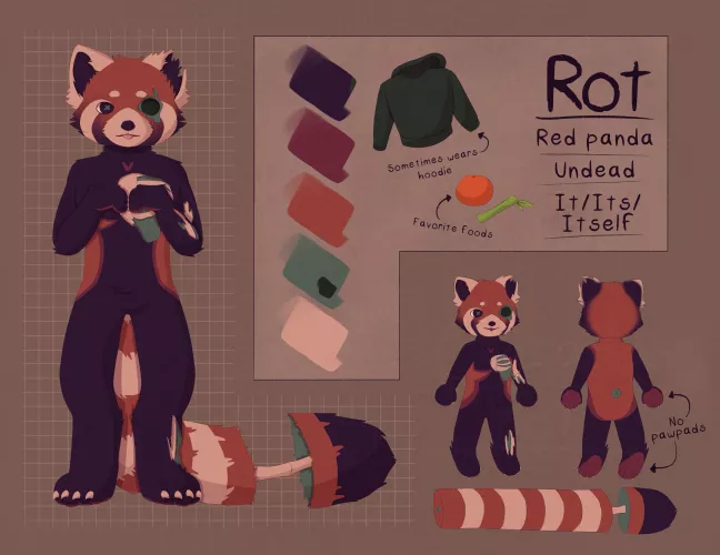 [X] New fursona just dropped (cartoony gore, just fyi)