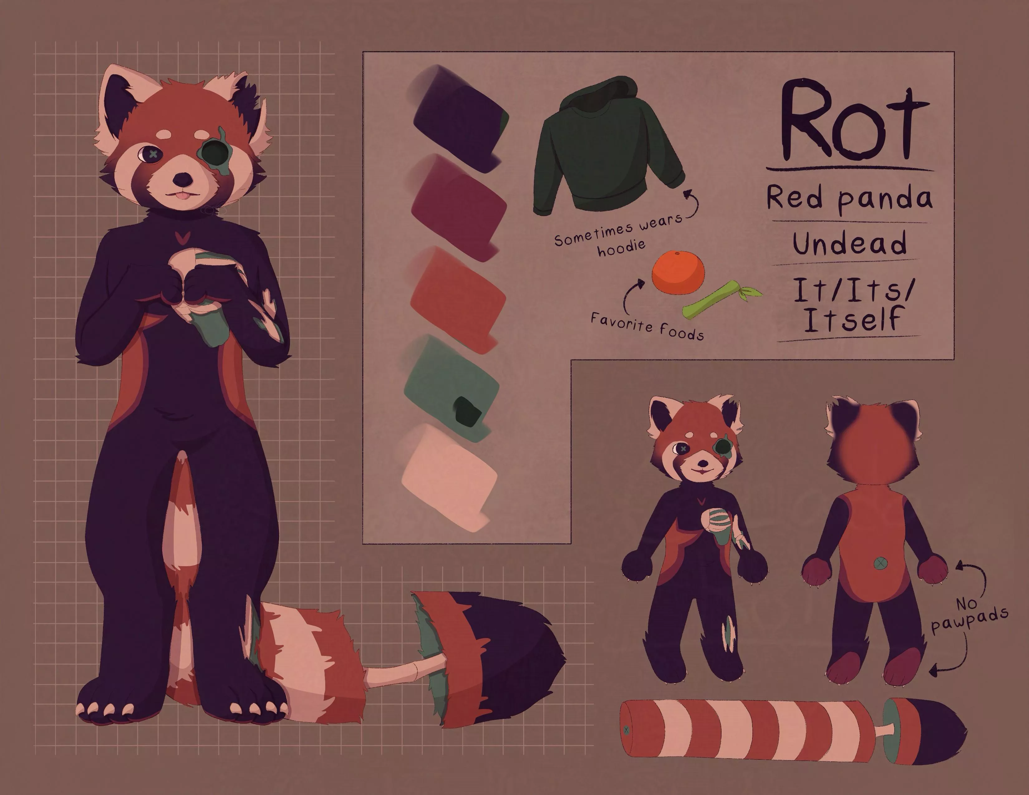 [X] New fursona just dropped (cartoony gore, just fyi)