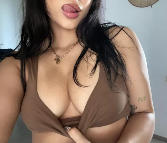 All I want is someone's face in between my melons. 