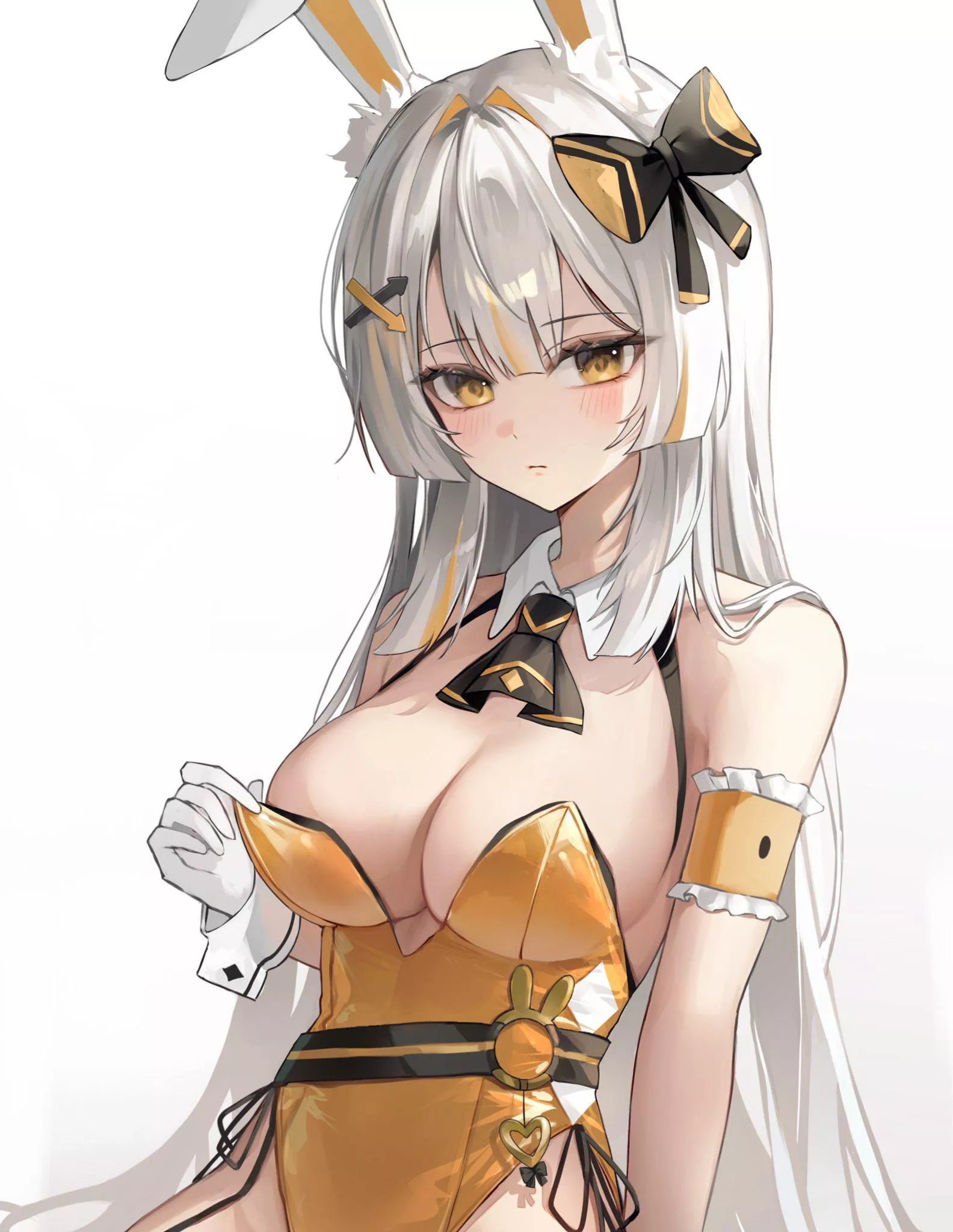 Almost showing her nipple