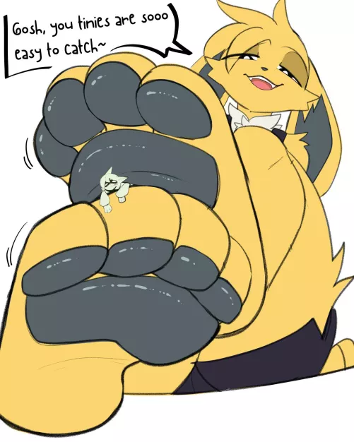 Caught between paws (P4wSized)