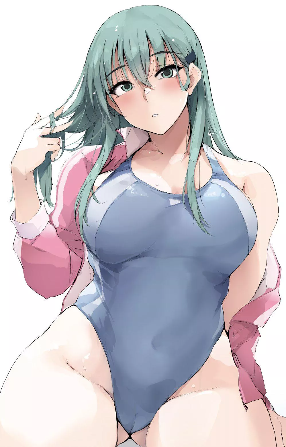 Competition Swimsuit Suzuya (zekkyon) [KanColle]