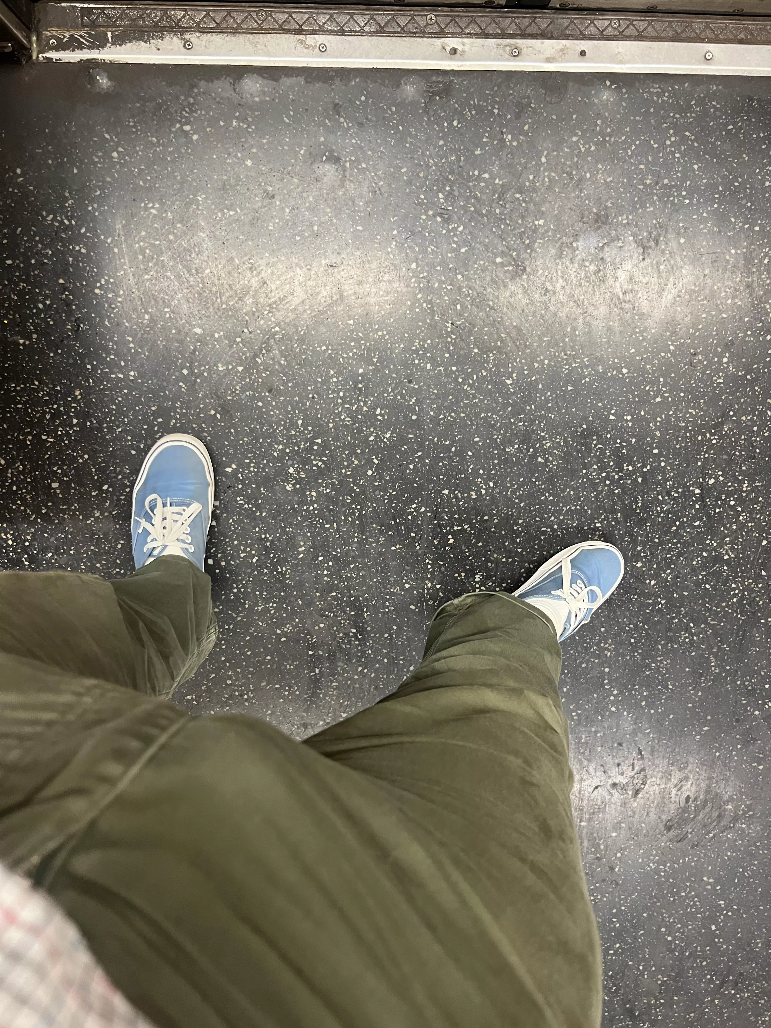 Excited to be on the subway
