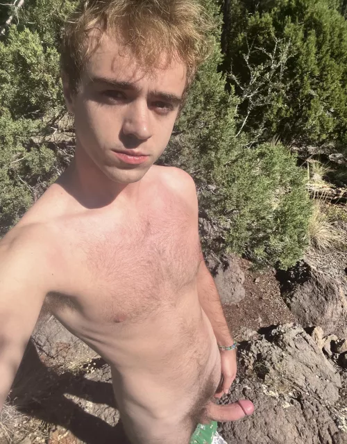 Horny camping this morning