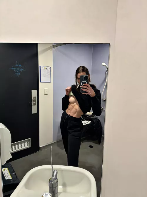 little gym bathroom flash to brighten your day