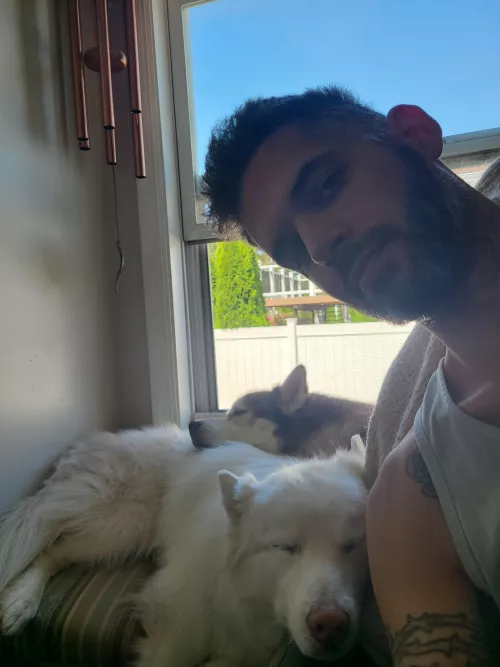 My favorite boys keeping me company while I work