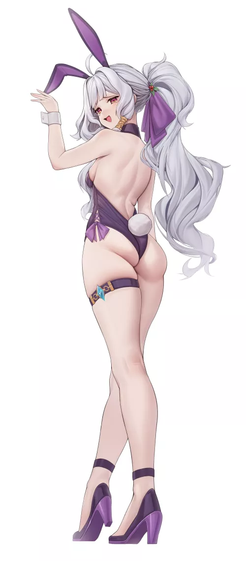 Purple Bunny Girl 