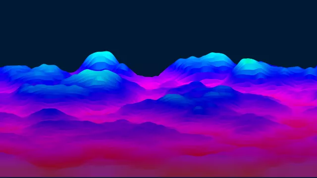 Spectral Valley [genart in p5js]