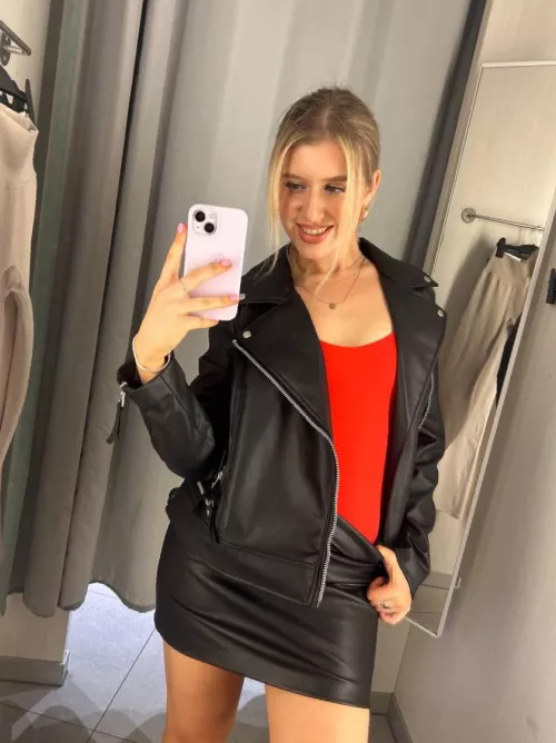 There are more chances in a leather outfit ;)