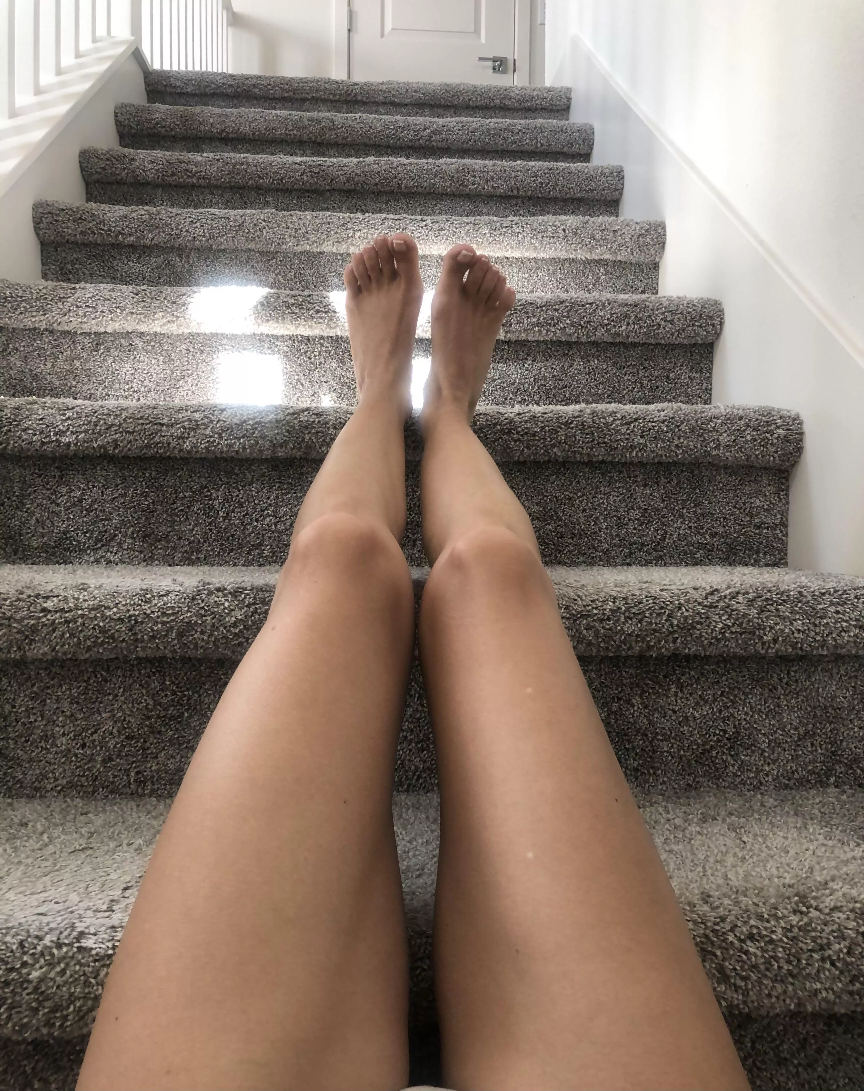 And again the stairs and my feet