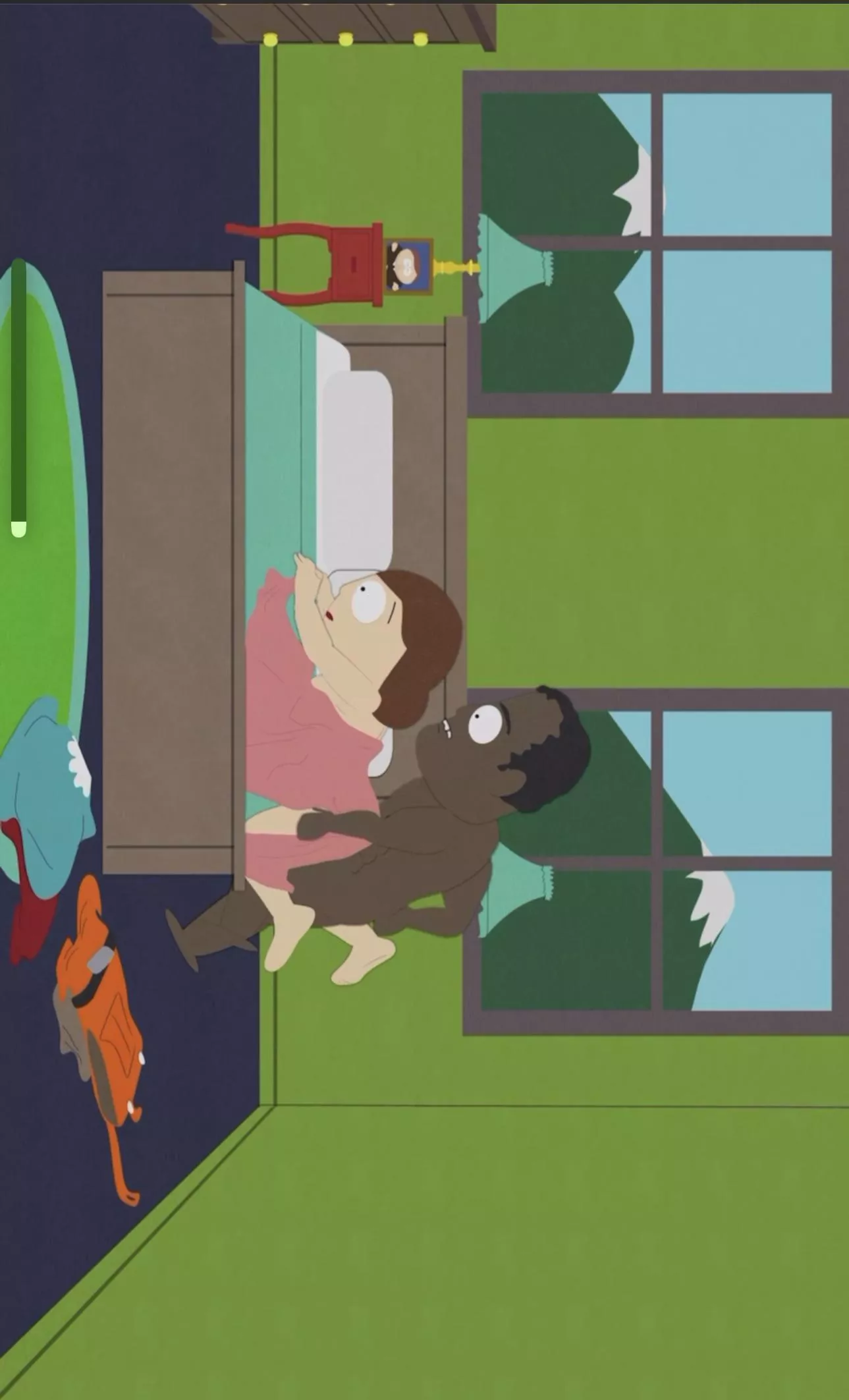 Any similar scene like Cartman's mom and plumber, please do share and also write a review about this scene too. For those who've not seen it you guys will thank me later :) Any similar scene like Cartman's mom and plumber, please do share and also write a review about this scene too. For those who've not seen it you guys will thank me later :)