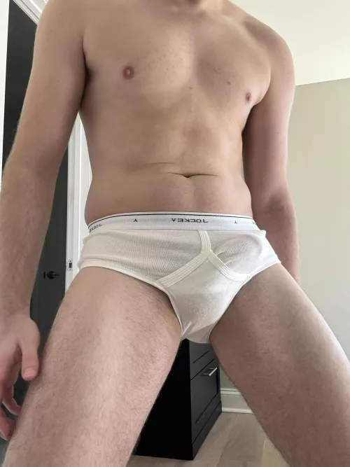 Hard as a rock in my jockeys 😈