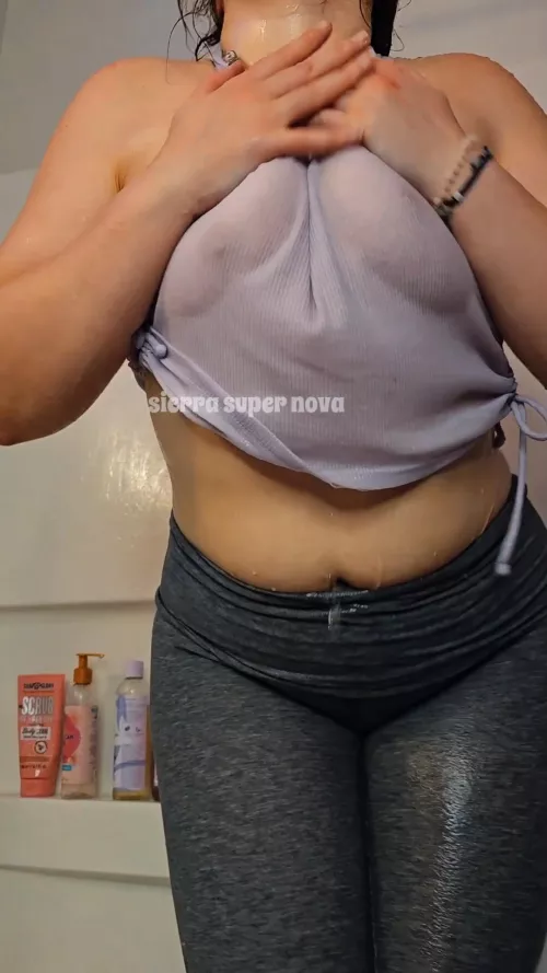 i think i need to compete in a wet t-shirt contest 